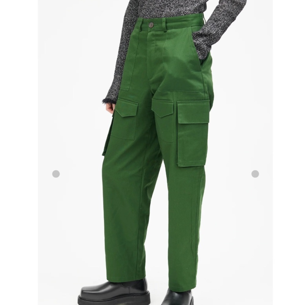 The Frankie Shop Dark Green Cargo Pants XS